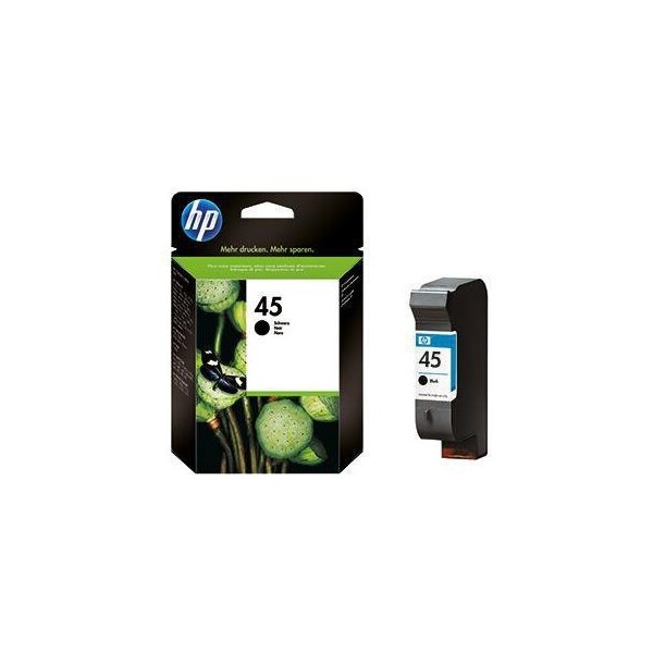 Hp Tintenpatrone HP Originalzubehör 45 ca. 930 Seiten schwarz 42ml