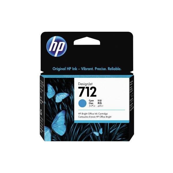 Hp Tintenpatrone HP Originalzubehör 712 cyan 29ml HP Originalzubehör 712 cyan 29ml