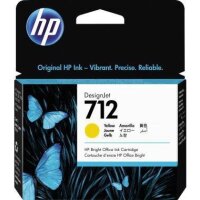 Hp Tintenpatrone HP Originalzubehör 712 gelb 29ml HP...