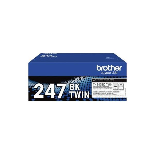 Brother Toner Brother Originalzubehör TN-247BKTWIN ca. 2 x 3.000 Seiten schwarz 2 St./Pack.