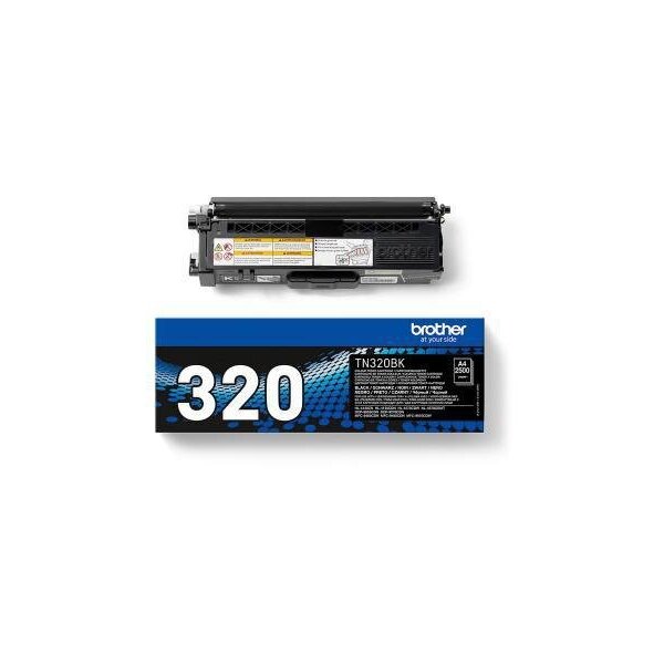 Brother Toner Brother Originalzubehör TN-320BK ca. 2.500 Seiten schwarz