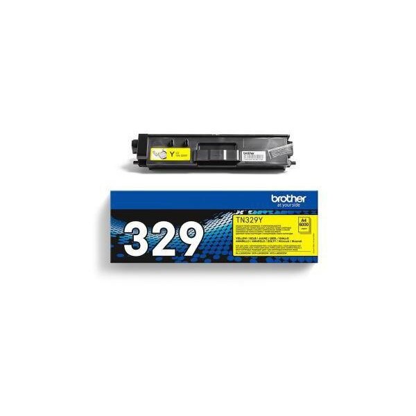 Brother Toner Brother Originalzubehör TN-329Y ca. 6.000 Seiten gelb