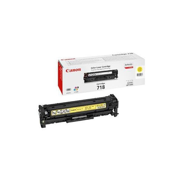 Canon Toner Canon Originalzubehör 718 ca. 2.900 Seiten gelb
