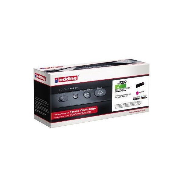 Edding Toner edding kein Originalzubehör Kompatibel mit: HP 203A EDD-2202 ca. 1.300 Seiten magenta