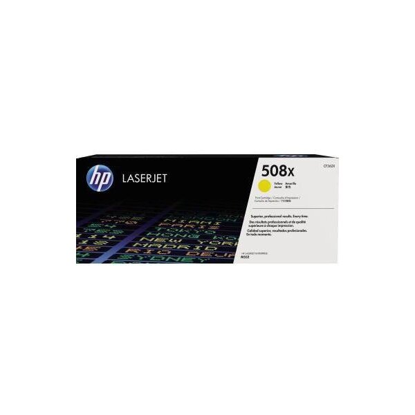 Hp Toner HP Originalzubehör 508X ca. 9.500 Seiten gelb