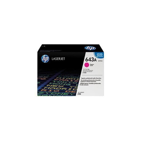 Hp Toner HP Originalzubehör 643A ca. 10.000 Seiten magenta