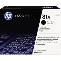Hp Toner HP Originalzubehör 81A ca. 10.500 Seiten...