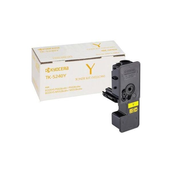 Kyocera Toner KYOCERA Originalzubehör TK-5240Y ca. 3.000 Seiten gelb