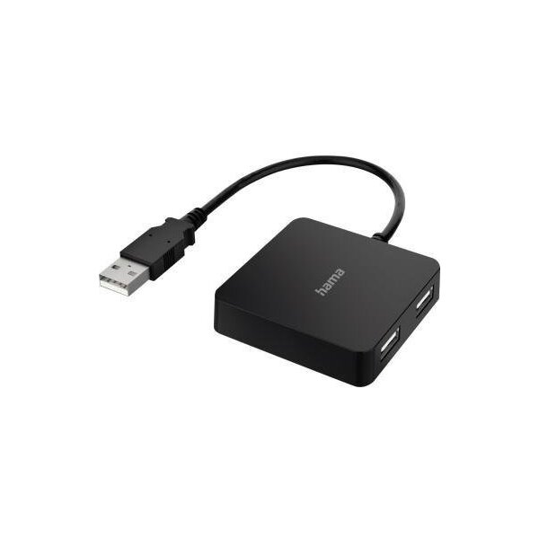 Hama USB-Hub Hama USB-A 4 freie Anschlüsse schwarz Hama USB-A 4 freie Anschlüsse schwarz