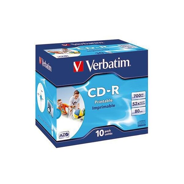 Verbatim CD-R Verbatim 80min 700Mbyte 52x 10 St./Pack. Verbatim 80min 700Mbyte 52x 10 St./Pack.