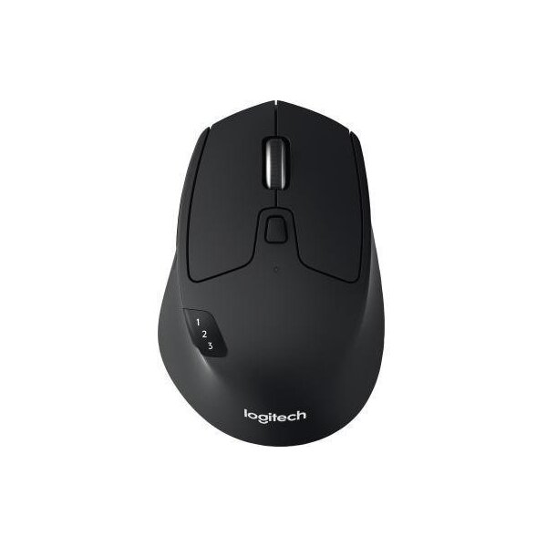 Logitech Optische PC Maus Logitech M720 TRIATHLON Rechtshänder USB-A 10m Batterie inkl. Unifying-EmpfängerT schwarz