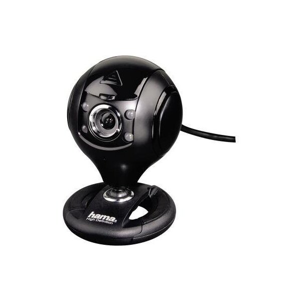 Hama Webcam Hama Spy Protect 55 x 80 x 55 mm (B x H x T) USB-A-Stecker 1,5m schwarz