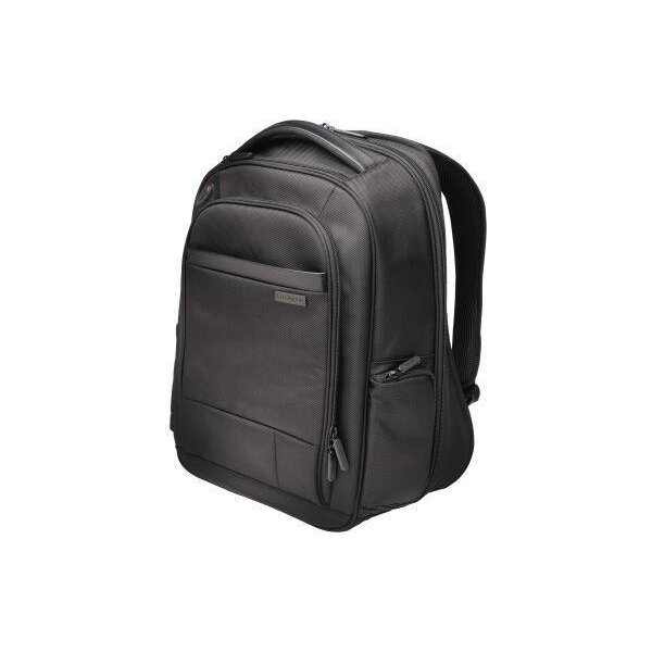 Kensington Notebookrucksack Kensington ContourT 2.0 Business 29 x 39 x 4 cm (B x H x T) Reißverschluss RFID-Sicherheitsfach Notebookfach Flaschenhalter Polyester schwarz
