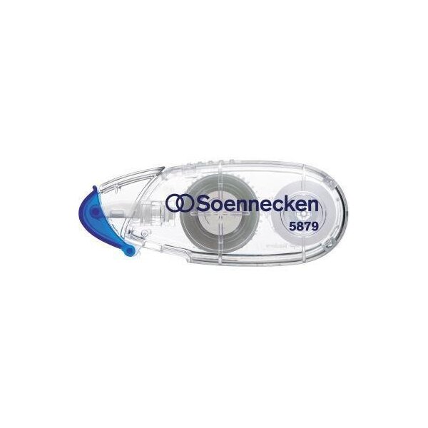 Soennecken Kleberoller Soennecken 6 mm x 6 m (B x L) nicht nachfüllbar transparent