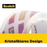 Scotch Packband Scotch® Box LockT 48 mm x 50 m (B x L) Kunststoff transparent 3 St./Pack.