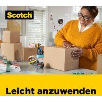 Scotch Packband Scotch® Box LockT 48 mm x 50 m (B x L) Kunststoff transparent 3 St./Pack.