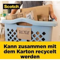 Scotch Packband Scotch® Box LockT 48 mm x 50 m (B x L) Kunststoff transparent 3 St./Pack.