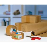 Tesa Packband tesa® tesapack® Paper ecoLogo® 50 mm x 50 m (B x L) Synthesekautschuk braun