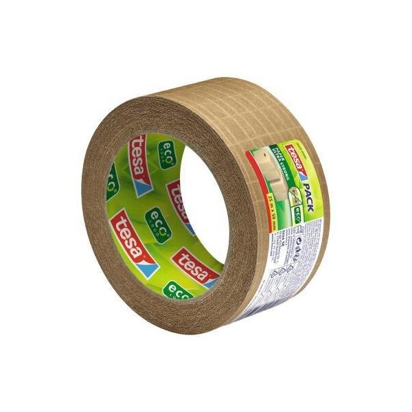 Tesa Packband tesa® tesapack® PAPER ULTRA STRONG 50 mm x 25 m (B x L) Naturkautschuk braun
