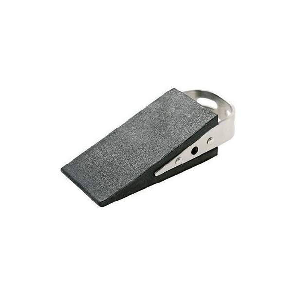 Alco Türstopper ALCO 13 x 5 x 3,5 cm (B x H x T) Gummi/Edelstahl schwarz
