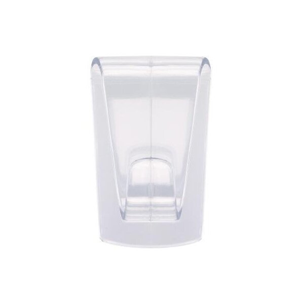 Tesa Haken tesa® Powerstrips® Glasflächen 27 x 45 mm (B x H) 1kg inkl. vier Klebestreifen transparent 2 St./Pack.