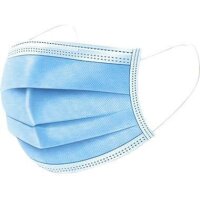 Neutralware Mundschutz Einweg EN 14683 Vlies blau 50...