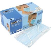 Hygostar Mundschutz HYGOSTAR Einweg EN 14683...
