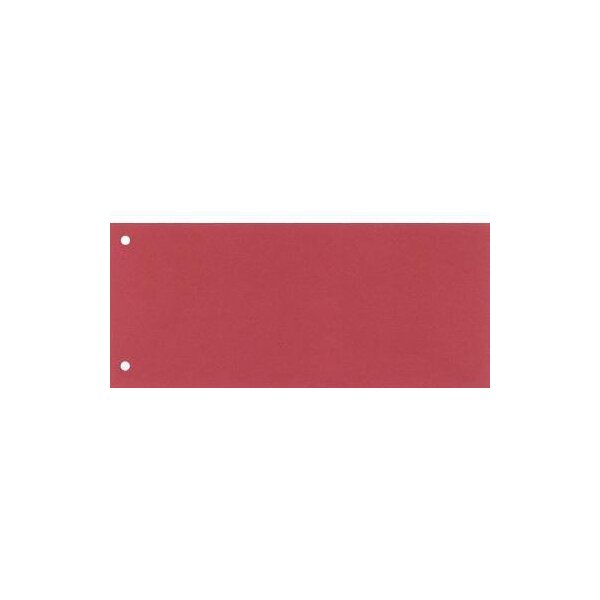 Neutralware Trennstreifen 10,5 x 24 cm (B x H) 190g/m² Karton rot 100 St./Pack.