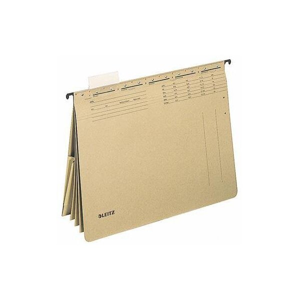 Leitz Hängehefter Leitz ALPHA® DIN A4 250g/m² Natronkarton recycelt naturbraun 25 St./Pack.