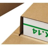 Colompac Versandkarton ColomPac® Innenmaße: 25 x -8,5 x 19 cm (B x H x T) Außenmaße: 300 x -10 x 21 cm (B x H x T) Wellpappe braun