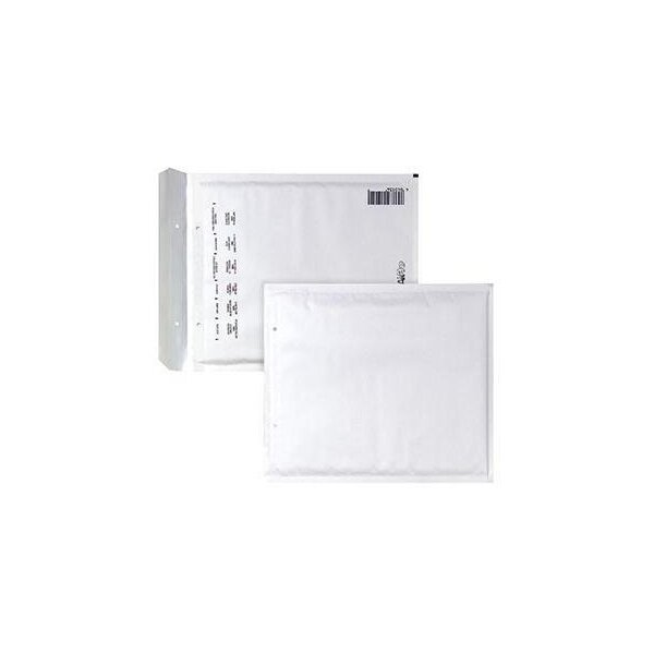 Airpro Luftpolstertasche AIRPRO W/15 mit Haftklebung Lochung für Klammer Kraftpapier weiß 100 St./Pack.