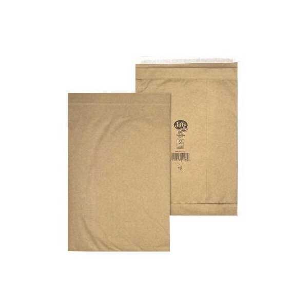 Jiffy Papierpolstertasche Jiffy® Nr. 5 mit Haftklebung Kraftpapier braun 100 St./Pack.