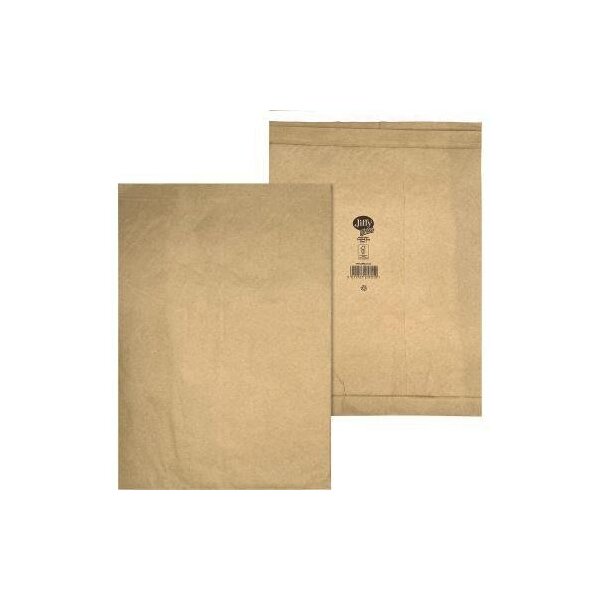 Jiffy Papierpolstertasche Jiffy® Nr. 7 mit Haftklebung Kraftpapier braun 50 St./Pack