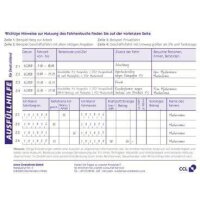 Avery zweckform Fahrtenbuch Avery Zweckform DIN A6 quer...