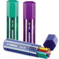 Stabilo Fasermaler STABILO® 68 Big Pen Box 1mm farbig...