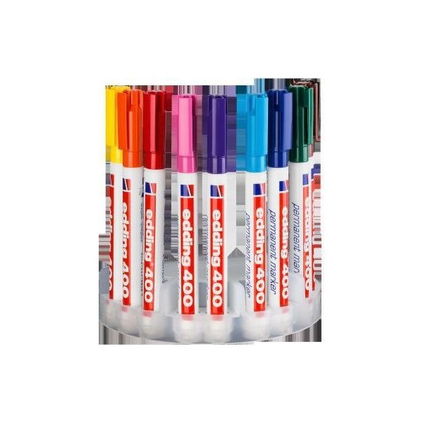 Edding Permanentmarker edding 400 1mm farbig sortiert 10 St./Pack.