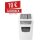 Leitz iq Aktenvernichter LEITZ IQ Slim Office S P-4 Papier Heftklammern Büroklammern Partikelschnitt 14 Bl. (70 g/m²) weiß