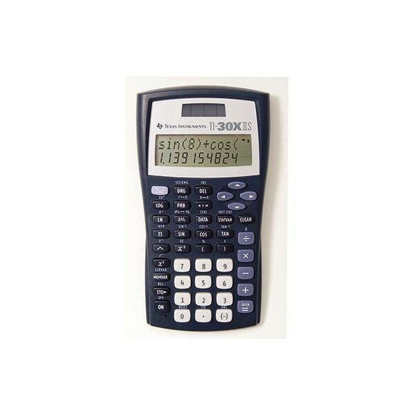 Texas instruments Schulrechner Texas Instruments TI-30XIIS 1 x 11-stellig 1 x 10+2-stellig schwarz