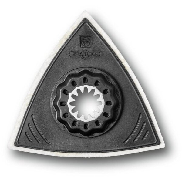 Fein Filzpolierplatte Dreieck ungelocht Starlock 2 St./Pack
