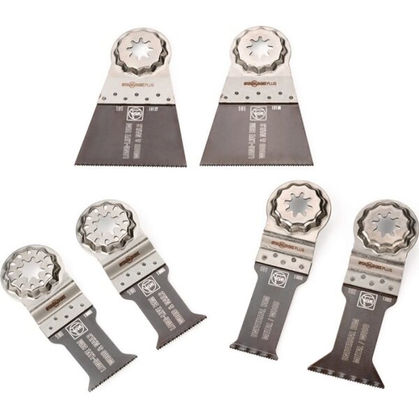Fein Sägeblatt-Set E-Cut Best of WOOD & METAL StarlockPlus St. je Karte 6