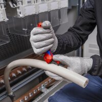 Knipex Abmantelungsmesser Gesamtlänge 146 mm mit Hakenklinge