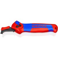 Knipex Abmantelungsmesser Gesamtlänge 146 mm mit Hakenklinge