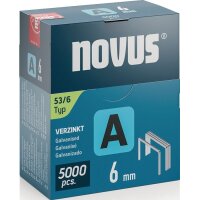 Novus Feindrahtklammer A Typ 53 Klammerbreite 11,3 mm 6...