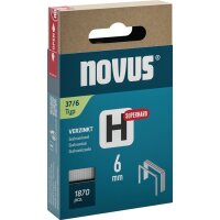 Novus Feindrahtklammer H Typ 37 Klammerbreite 10,6 mm 6...