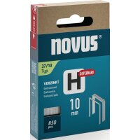 Novus Feindrahtklammer H Typ 37 Klammerbreite 10,6 mm 10...
