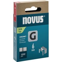 Novus Flachdrahtklammer G Typ 11 B10,6xL6mm Drahtbreite...
