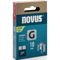 Novus Flachdrahtklammer G Typ 11 B10,6xL10mm Drahtbreite...