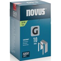 Novus Flachdrahtklammer G Typ 11 B10,6xL10mm Drahtbreite...