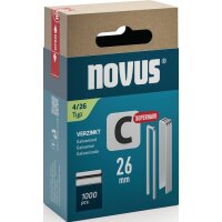 Novus Schmalrückenklammer C Typ 4 Breite 6 mm...