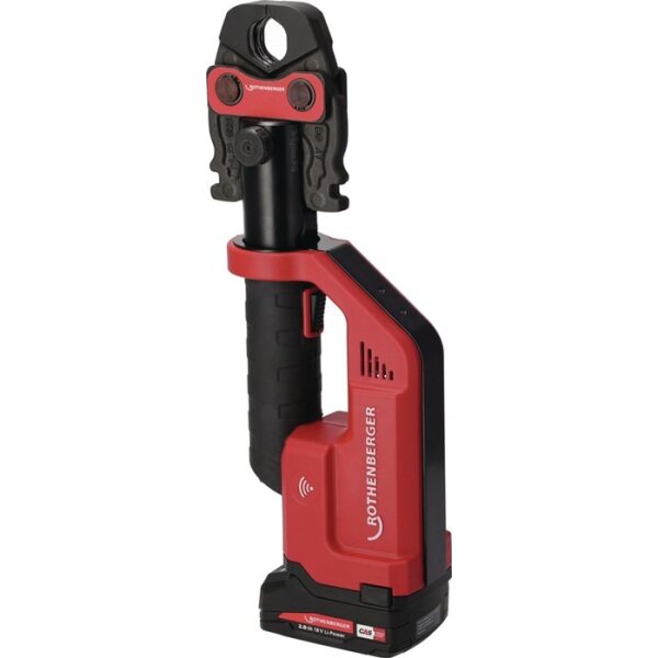 Rothenberger Akkupressmaschine ROMAX Compact III SET M15-22-28 19 kN 15 - 28 mm 1X2Ah, EU, 15-22-28 mm